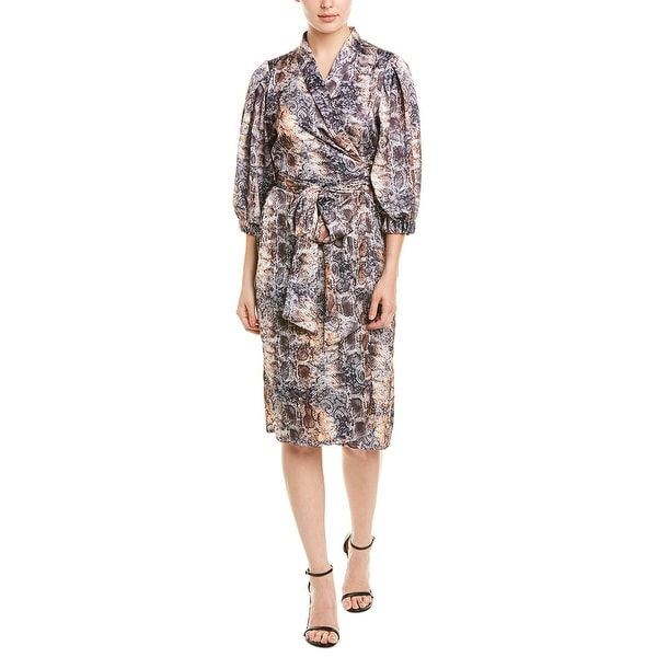 snake wrap dress