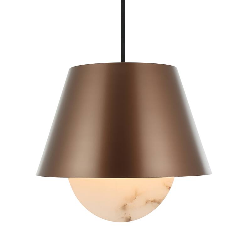 Varaluz Rock On Pendant Light - Brontourage/Matte Black - 26"W x 23"H