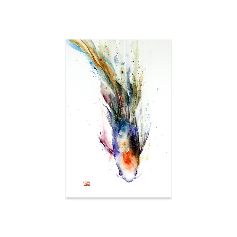 Fish in Motion Print On Acrylic Glass by Dean Crouser - 24x16x0.25
