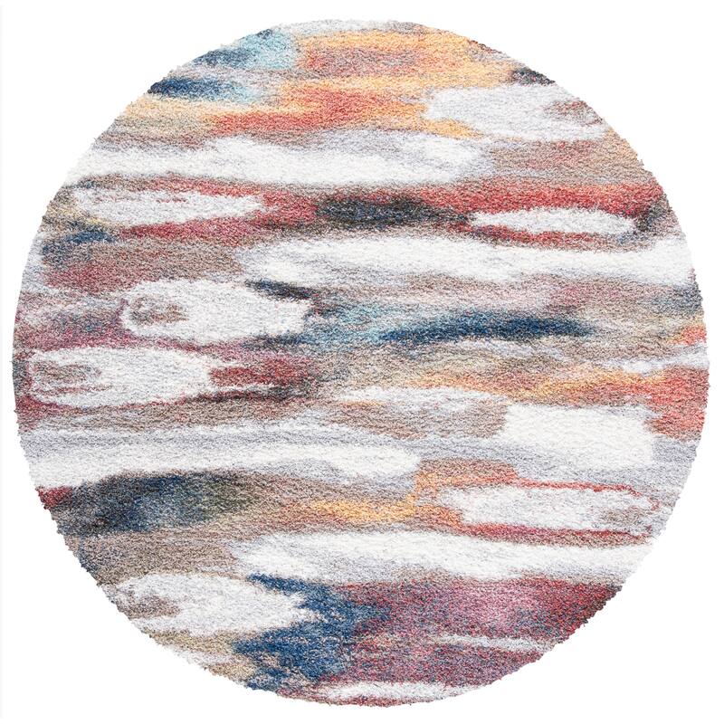 SAFAVIEH Calista Shag Mare Abstract 1-inch Thick Rug