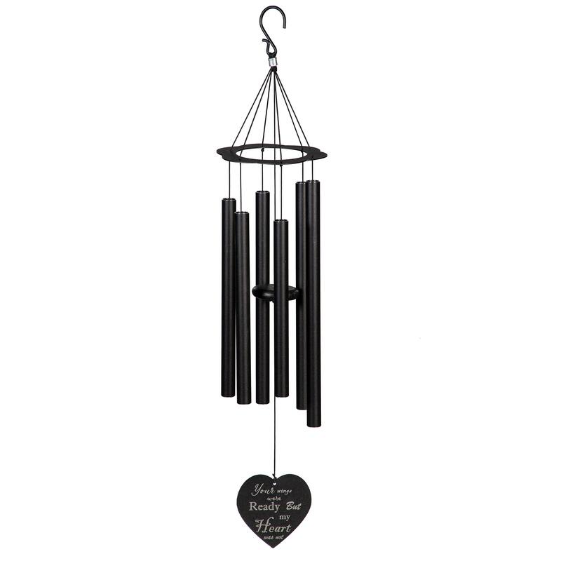 30" Avria Hand Tuned Wind Chime, "Your Wings were Ready"