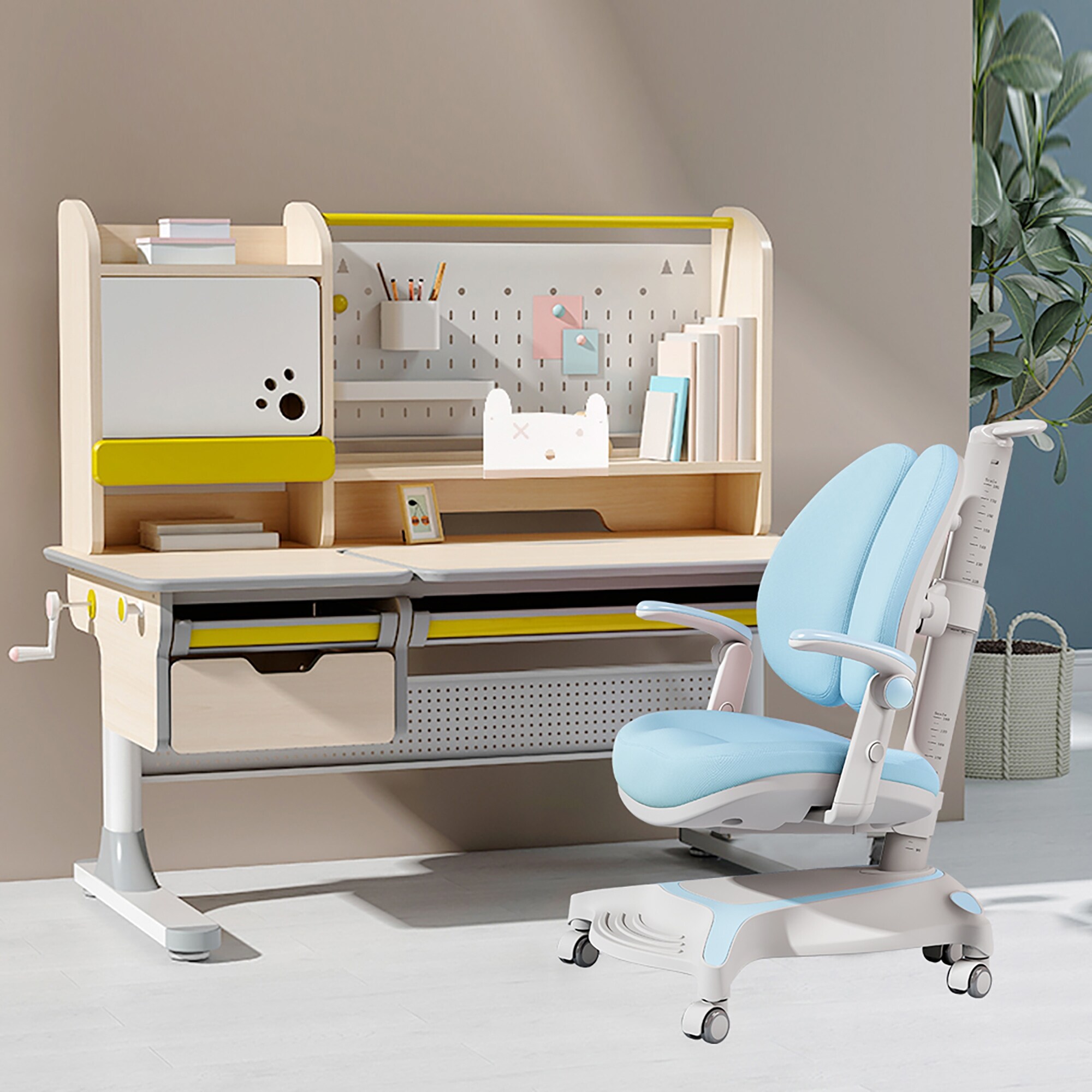 Shop Ergonomic Wood Kids Study Desk Drafting Table Computer Station W Chair In Pink Overstock 31872098