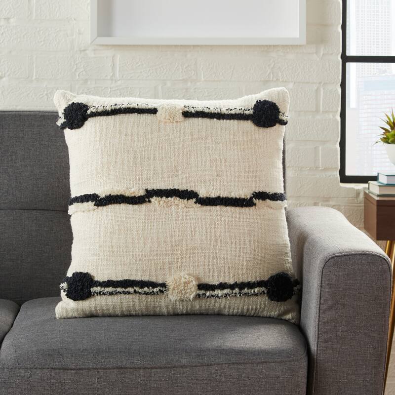 Mina Victory Lifestyle Textured Throw Pillow