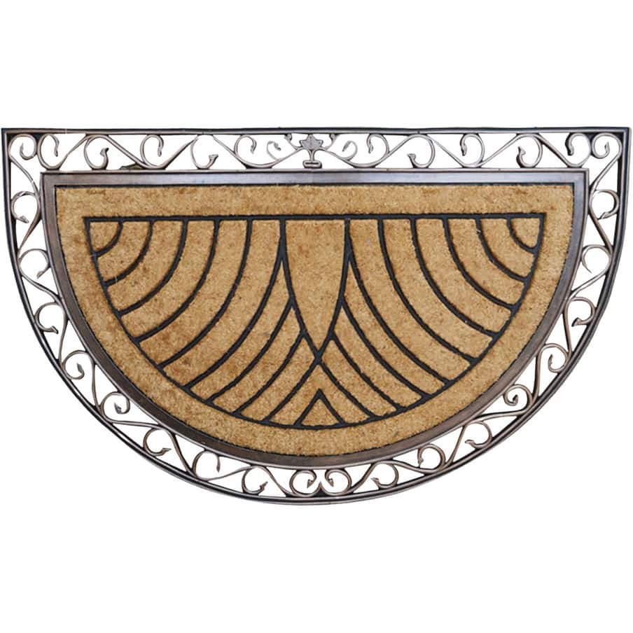 A1HC Natural Coir & Rubber Door Mat, 30"x48", Heavy Duty Large Doormat