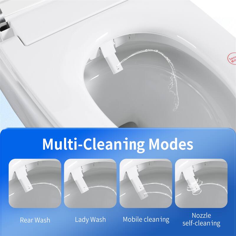 Tankless Smart Toilet with Auto Open/Close Lid