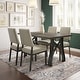 preview thumbnail 15 of 43, Amisco Avery Upholstered Dining Chair with Metal Legs
