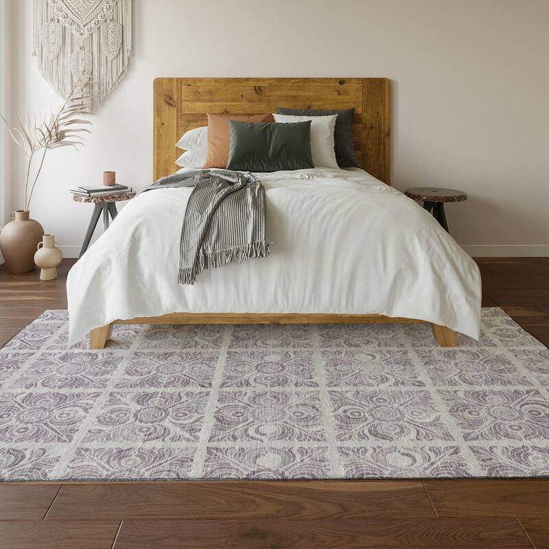 Premium Washable Super Soft Traditional Mosaic Mayfield Rug