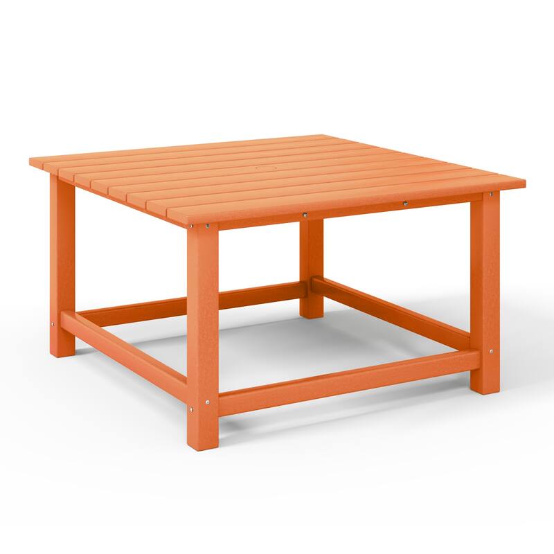 Laguna Outdoor Poly Adirondack 31" Square Coffee Table