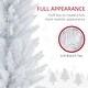 preview thumbnail 5 of 22, HOMCOM 8' Tall Pre-Lit Slim Noble Fir Artificial Christmas Tree with 300 Warm White LED Lights and 618 Tips - 7.87 ft