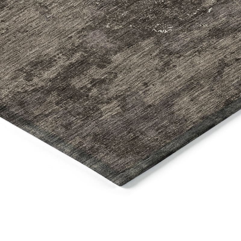 HomeRoots Floral Transitional Rectangle Outdoor Rug