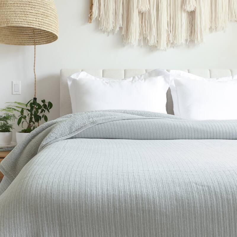 Jennifer Adams Chenille Sherpa Blanket