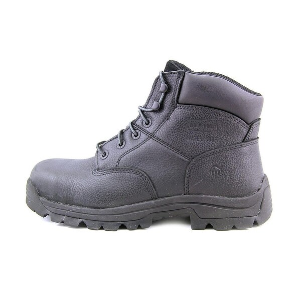 wolverine black work boots
