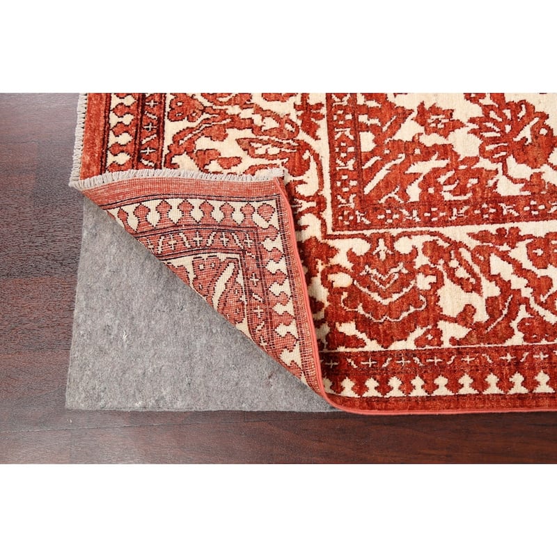 Vegetable Dye Traditional Mahal Persian Area Rug Handmade Wool Carpet - 6'7" x 10'10"
