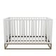 preview thumbnail 13 of 27, Little Seeds Haven 3 in 1 Convertible Wood Crib with Metal Base