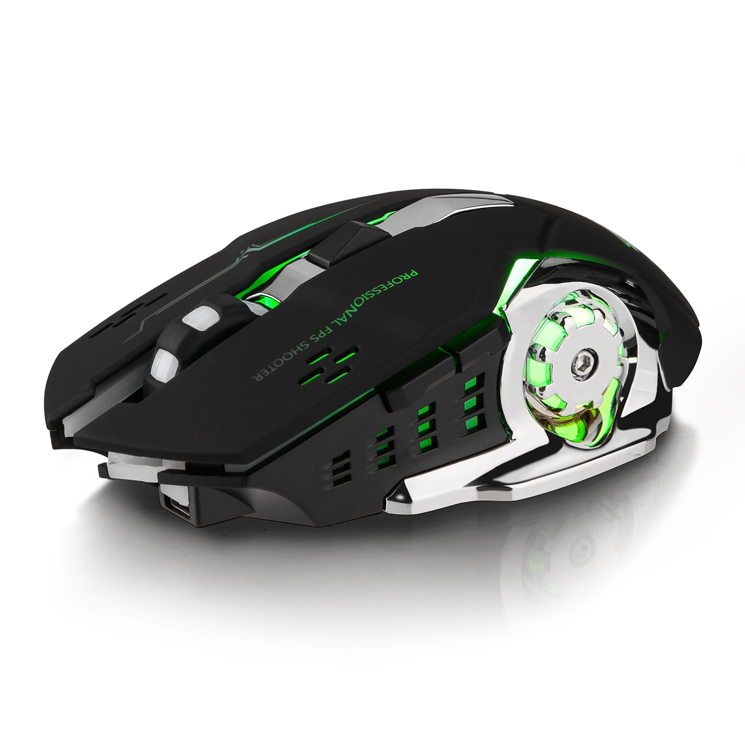 Agptek 2 4g Usb Wireless Mouse Silent 1800dpi Optical Gaming Mouse For Notebook Pc Laptop Computer Black Overstock 23114368