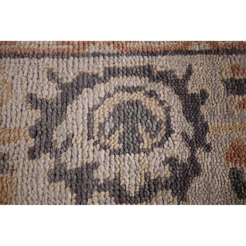 Oushak Indian Area Rug Handmade Oriental Wool Carpet - 7'10" x 10'2"