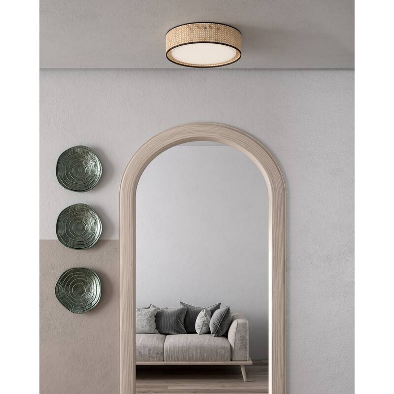 Alora Lighting FM479020-5CCT Lyla 23" Wide Flush Mount Drum Ceiling