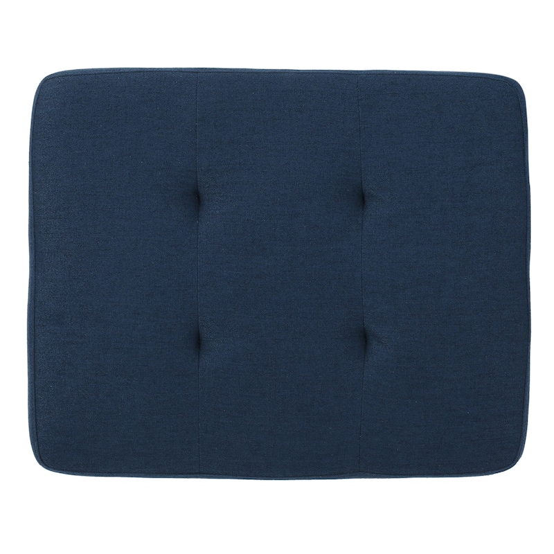 Tiernan Tufted Fabric Ottoman by Christopher Knight Home