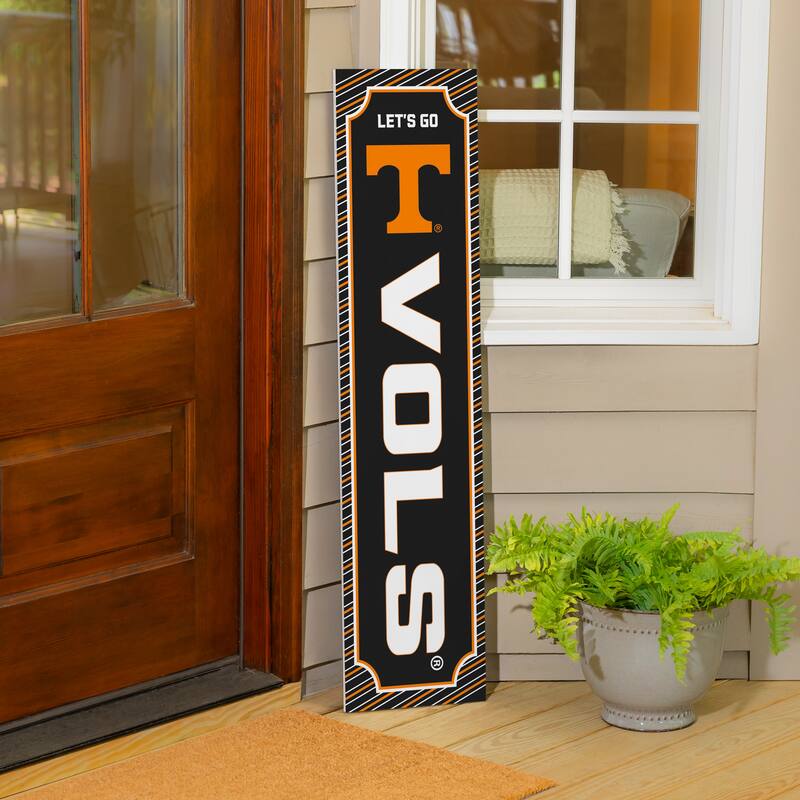47" Double Sided Seasonal Porch Leaner, University of Tennessee - 47" x 11.25"