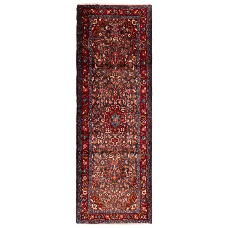 ECARPETGALLERY Hand-knotted Andelz Black Wool Rug - 3'5 x 9'10 - Black - 3'5 x 9'10