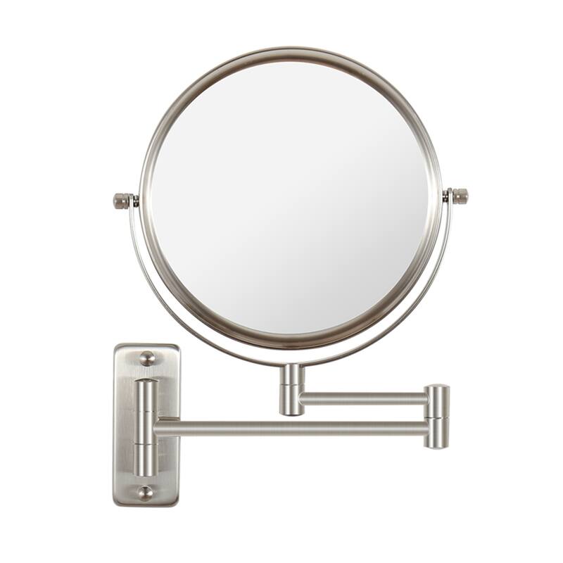 Hansabenne 8" x 8" Wall Mounted Makeup Mirror Double Sided Magnifying Mirror