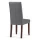 preview thumbnail 40 of 111, WYNDENHALL Normandy Transitional Parson Dining Chair (Set of 2) - 18.1"w x 18.5" d x 39.4" h
