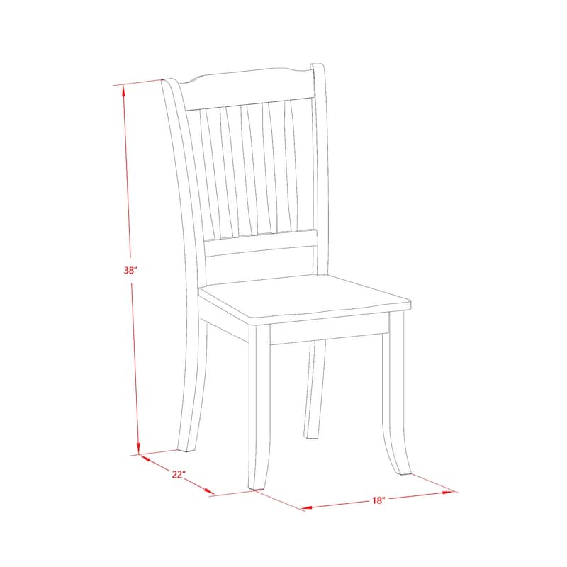 Rectangular Dining Set with 6 Chairs