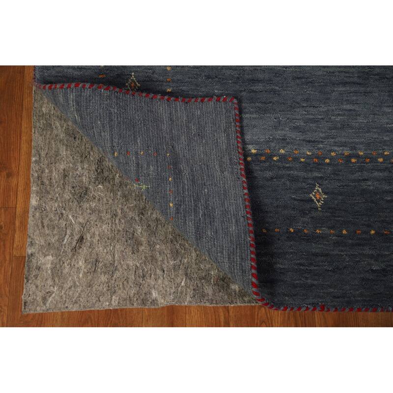Gabbeh Area Rug Handmade Wool Carpet - 5'2" x 7'11"