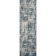 preview thumbnail 14 of 25, Alexander Home Grant Modern Abstract Area Rug 2'-4" x 10' - Natural / Ocean
