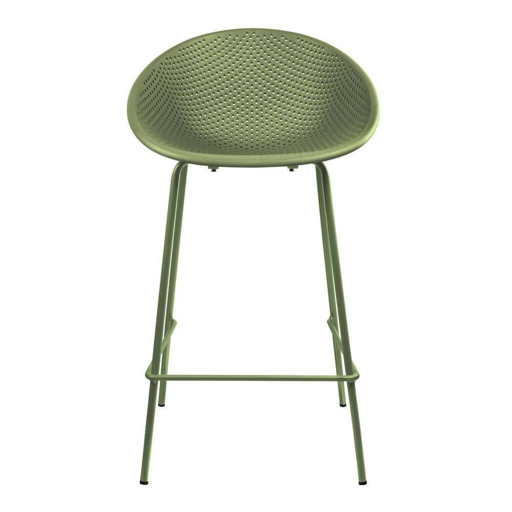 Counter height Bar Stools For Kitchen Egg Shaped Oval Seat Circle Dots Round Pattern for Indoor Outdoor Use