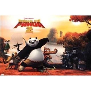 Kung Fu Panda 2 Group Poster Print Item Vartiarp1195 - Bed Bath