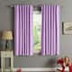 Aurora Home Insulated Thermal 63-inch Blackout Curtain Panel Pair - Lavender