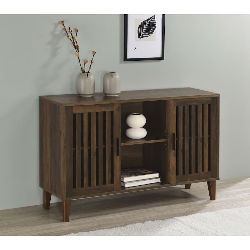 Torin 2-Door Engineered Wood Accent Cabinet Dark Pine