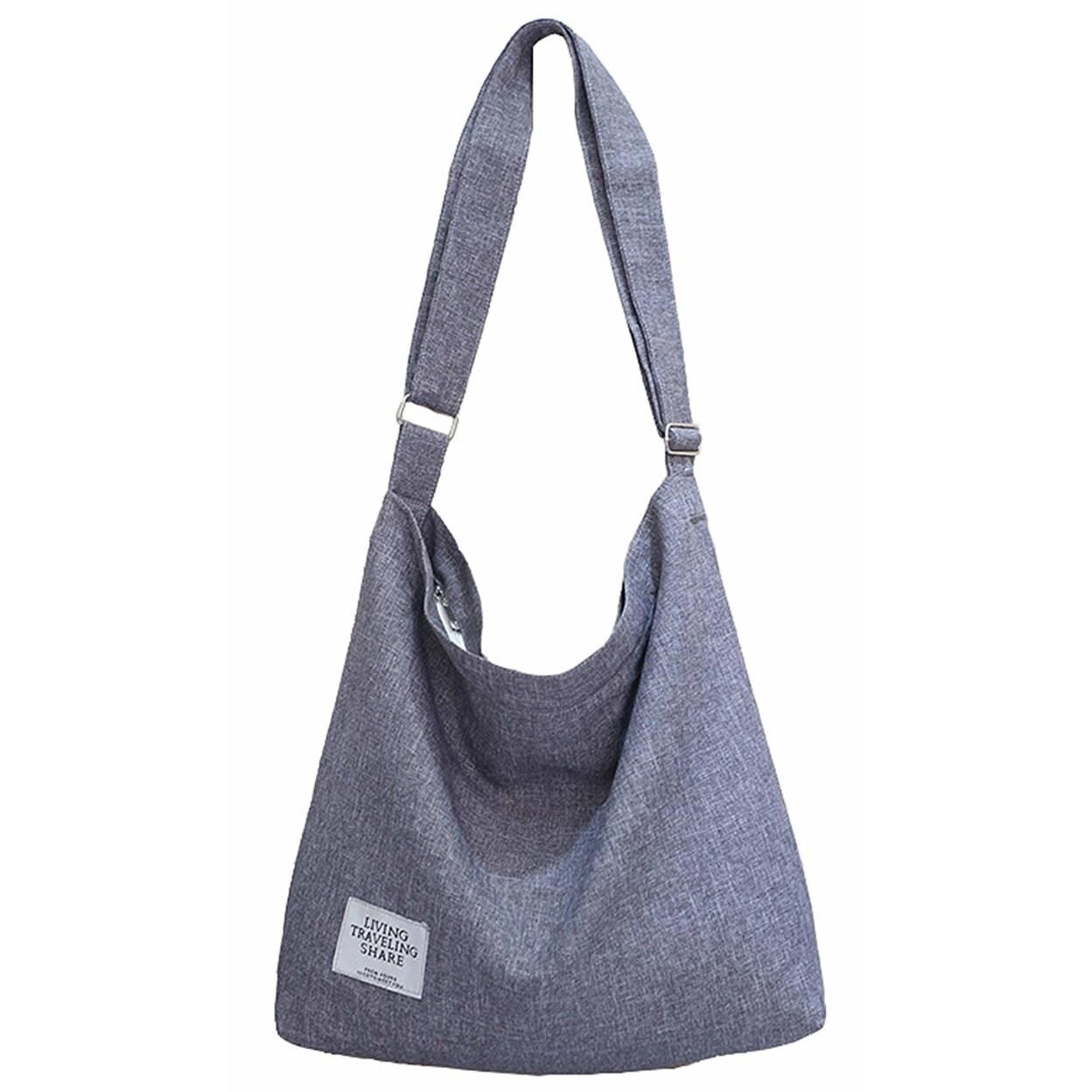 canvas crossbody hobo bag