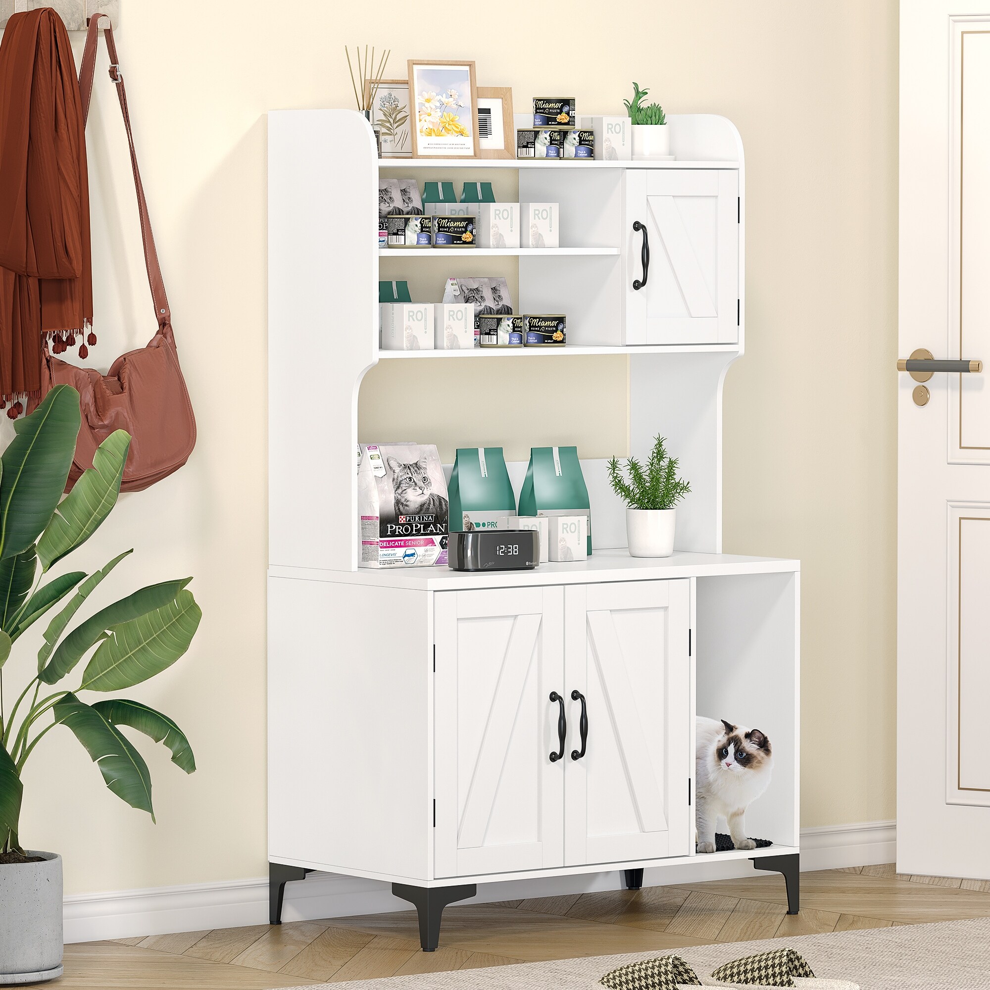 MDF Litter Box Furniture Enclosures Bed Bath & Beyond