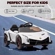 preview thumbnail 5 of 4,  Battery Powered Electric Car for Kids, White