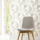 RoomMates Perennial Blooms Peel and Stick Wallpaper Beige - On Sale ...