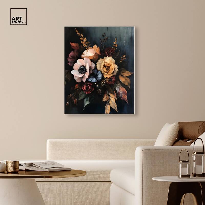 Dark Roses Beauty I Canvas by Art Remedy
