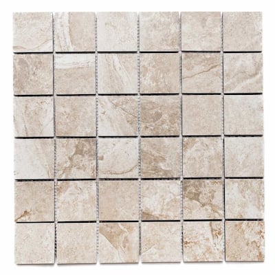 The Tile Life Austin 2x2 Ivory Porcelain Floor & Wall Tile