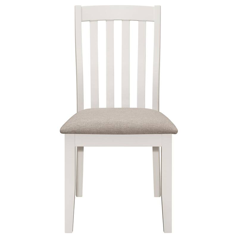 Prospect Natural Acacia and Off White 5-piece Dining Table Set