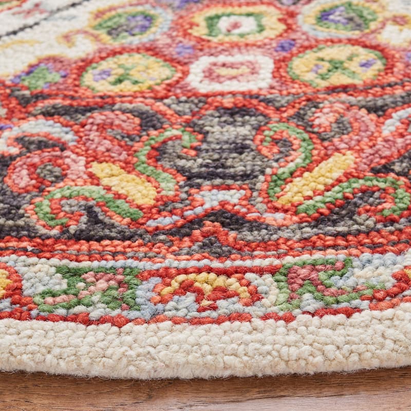 SAFAVIEH Handmade Trace Summer Oriental Wool Rug