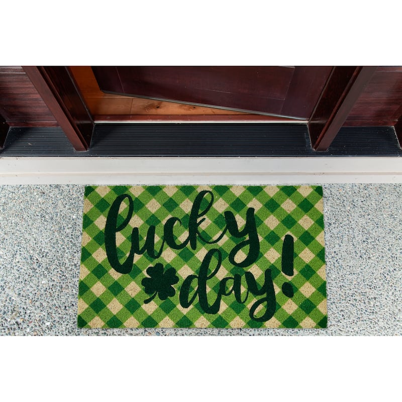 Pot Of Gold Glitter Doormat