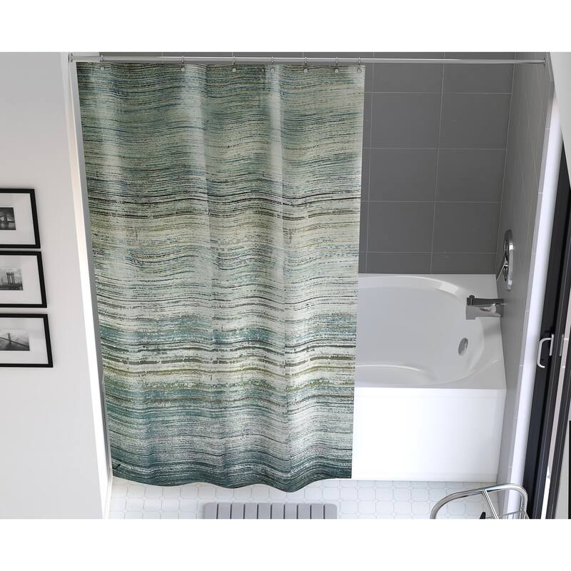 Nomad 100% Polyester Shower Curtain