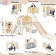 preview thumbnail 24 of 33, Kids Slide Playset Structure,Freestanding Castle Crawling Playhouse