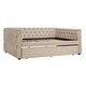preview thumbnail 39 of 38, Knightsbridge Queen Tufted Chesterfield Daybed by iNSPIRE Q Artisan