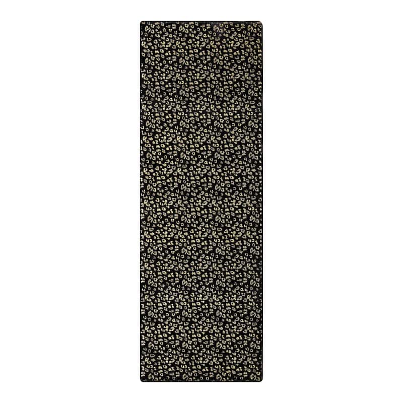 Juicy Couture Metallic Leopard Plush Rugs