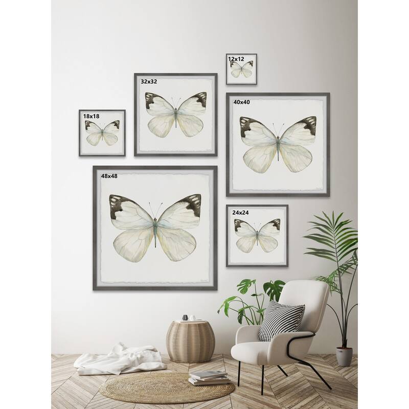 'Rainforest Butterfly' Framed Painting Print