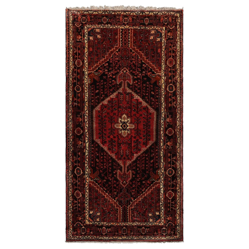 5x9'11'' Hand Knotted Wool Rust Malayer Traditional Plush Pile Rug - 5' x 9' 11'' - 5'  x 9' 11''