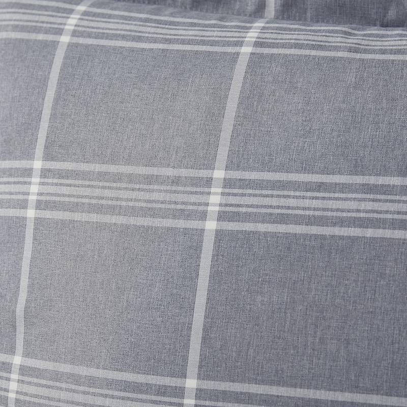 Sweet Home Collection 7 Piece Chambray Weave Bed in a Bag Set