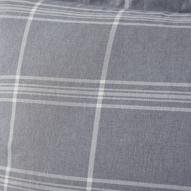 Sweet Home Collection 7 Piece Chambray Weave Bed in a Bag Set